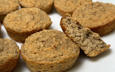 Bolinho de banana com maçã sem açúcar